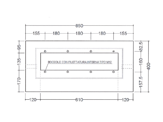 Basamento per cabinet msan