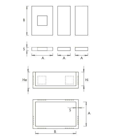 Prolunga e pozzetto ENEL 150x150x100